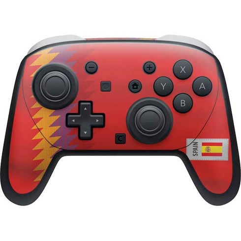Spain Soccer Flag Nintendo Switch 2 (2025) Pro Controller Skin